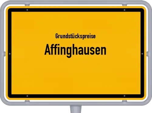Grundstückspreise Affinghausen - Ortsschild von Affinghausen