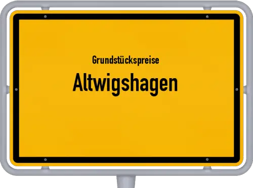 Grundstückspreise Altwigshagen - Ortsschild von Altwigshagen