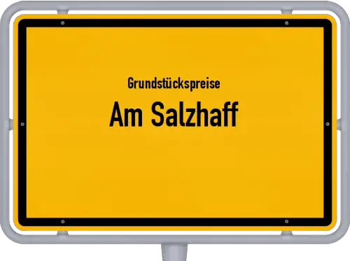 Grundstückspreise Am Salzhaff - Ortsschild von Am Salzhaff