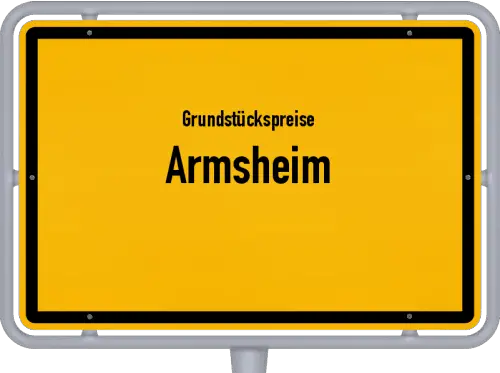 Grundstückspreise Armsheim - Ortsschild von Armsheim