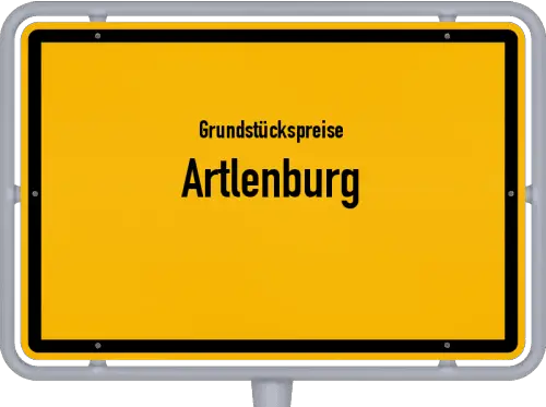 Grundstückspreise Artlenburg - Ortsschild von Artlenburg