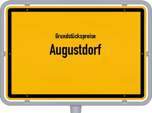 Grundstückspreise Augustdorf - Ortsschild von Augustdorf