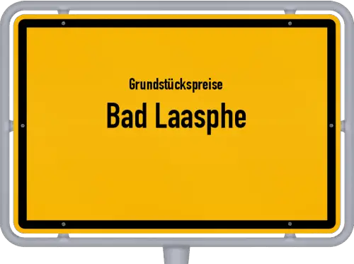 Grundstückspreise Bad Laasphe - Ortsschild von Bad Laasphe