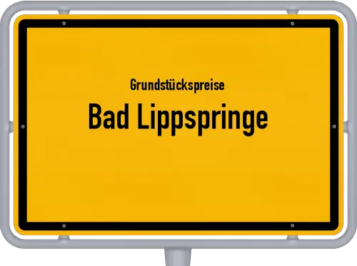 Grundstückspreise Bad Lippspringe - Ortsschild von Bad Lippspringe