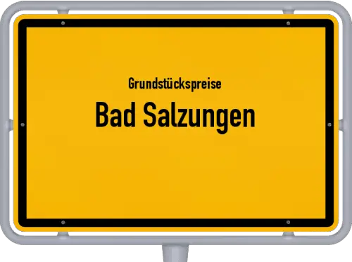 Grundstückspreise Bad Salzungen - Ortsschild von Bad Salzungen