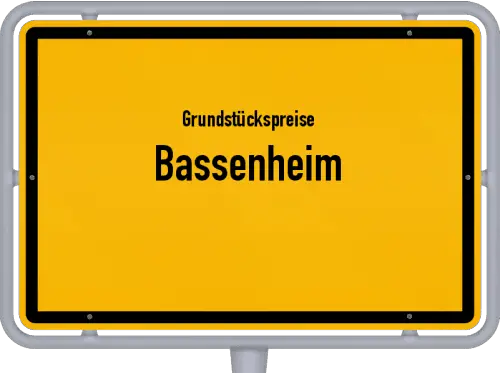 Grundstückspreise Bassenheim - Ortsschild von Bassenheim
