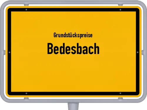 Grundstückspreise Bedesbach - Ortsschild von Bedesbach