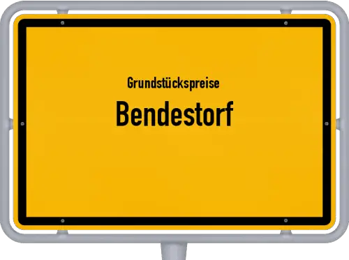 Grundstückspreise Bendestorf - Ortsschild von Bendestorf