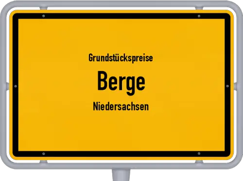 Grundstückspreise in Berge (Niedersachsen)