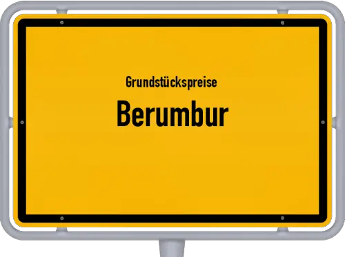 Grundstückspreise Berumbur - Ortsschild von Berumbur