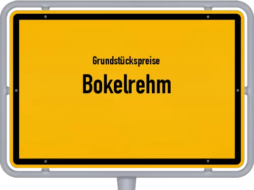 Grundstückspreise Bokelrehm - Ortsschild von Bokelrehm