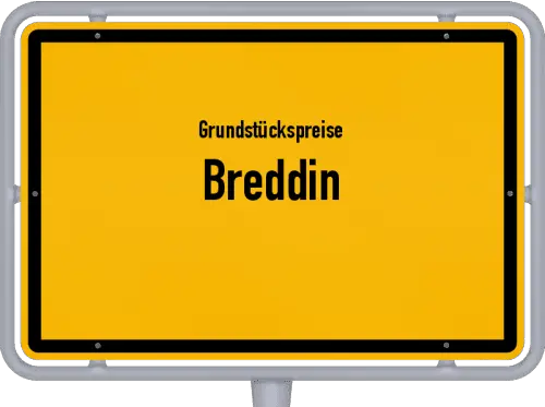 Grundstückspreise Breddin - Ortsschild von Breddin