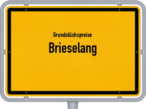 Grundstückspreise Brieselang - Ortsschild von Brieselang