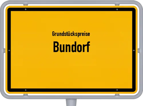 Grundstückspreise Bundorf - Ortsschild von Bundorf