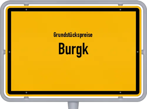 Grundstückspreise Burgk - Ortsschild von Burgk