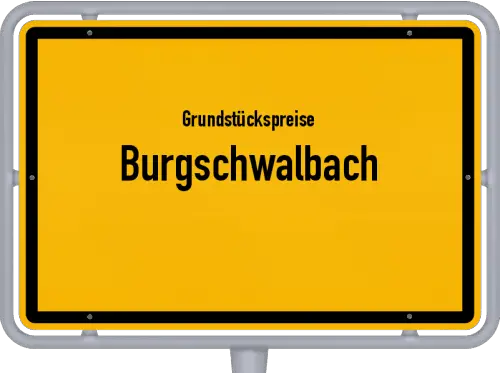 Grundstückspreise Burgschwalbach - Ortsschild von Burgschwalbach