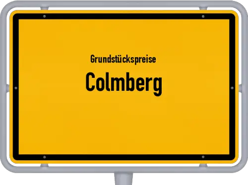 Grundstückspreise Colmberg - Ortsschild von Colmberg