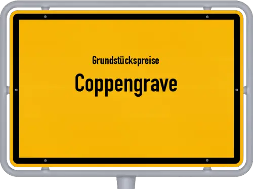 Grundstückspreise Coppengrave - Ortsschild von Coppengrave