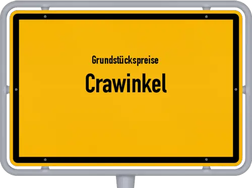 Grundstückspreise Crawinkel - Ortsschild von Crawinkel