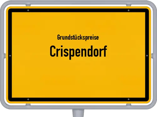 Grundstückspreise Crispendorf - Ortsschild von Crispendorf