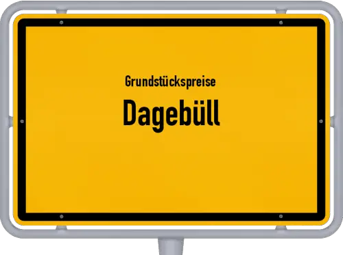 Grundstückspreise Dagebüll - Ortsschild von Dagebüll