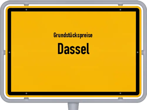 Grundstückspreise Dassel - Ortsschild von Dassel