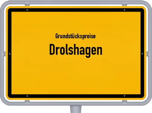 Grundstückspreise Drolshagen - Ortsschild von Drolshagen