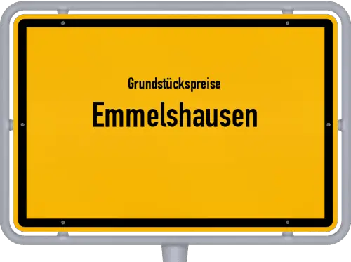 Grundstückspreise Emmelshausen - Ortsschild von Emmelshausen