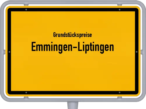 Grundstückspreise Emmingen-Liptingen - Ortsschild von Emmingen-Liptingen
