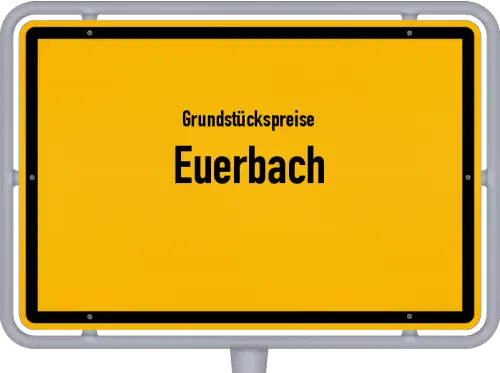 Grundstückspreise Euerbach - Ortsschild von Euerbach