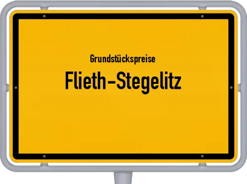 Grundstückspreise Flieth-Stegelitz - Ortsschild von Flieth-Stegelitz