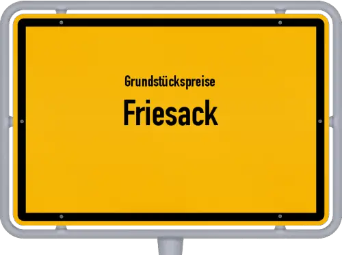 Grundstückspreise Friesack - Ortsschild von Friesack