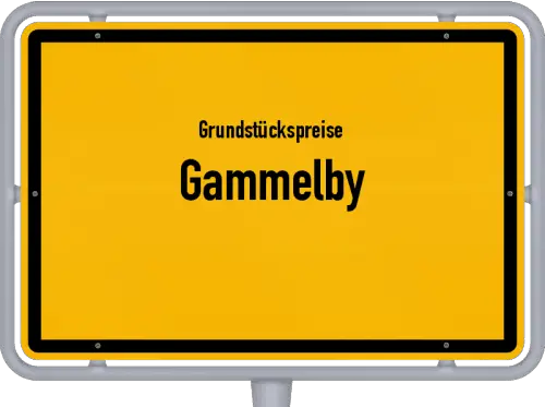 Grundstückspreise Gammelby - Ortsschild von Gammelby