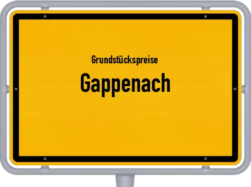 Grundstückspreise Gappenach - Ortsschild von Gappenach