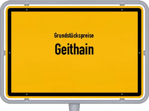 Grundstückspreise Geithain - Ortsschild von Geithain