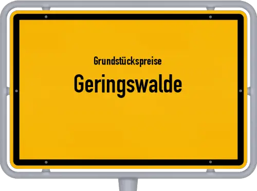 Grundstückspreise Geringswalde - Ortsschild von Geringswalde