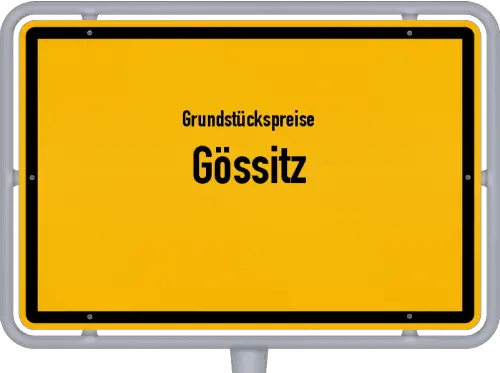 Grundstückspreise Gössitz - Ortsschild von Gössitz