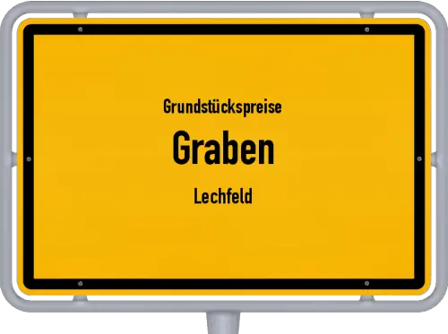 Grundstückspreise Graben (Lechfeld) - Ortsschild von Graben (Lechfeld)