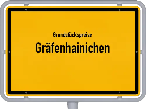 Grundstückspreise Gräfenhainichen - Ortsschild von Gräfenhainichen