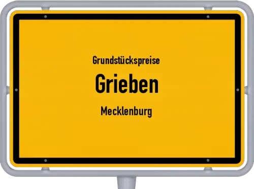 Grundstückspreise Grieben (Mecklenburg) - Ortsschild von Grieben (Mecklenburg)