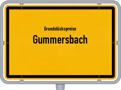 Grundstückspreise Gummersbach - Ortsschild von Gummersbach