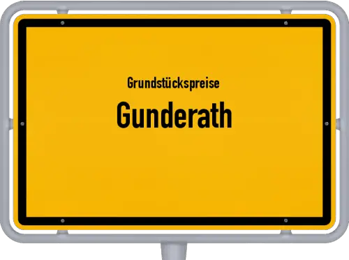 Grundstückspreise Gunderath - Ortsschild von Gunderath