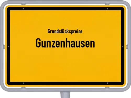 Grundstückspreise Gunzenhausen - Ortsschild von Gunzenhausen