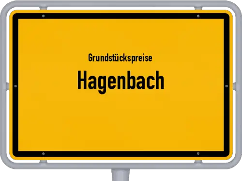 Grundstückspreise Hagenbach - Ortsschild von Hagenbach