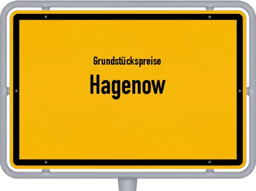 Grundstückspreise Hagenow - Ortsschild von Hagenow