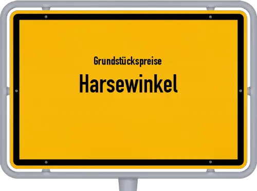 Grundstückspreise Harsewinkel - Ortsschild von Harsewinkel