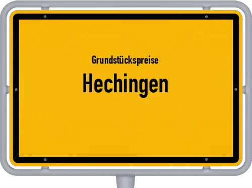 Grundstückspreise Hechingen - Ortsschild von Hechingen