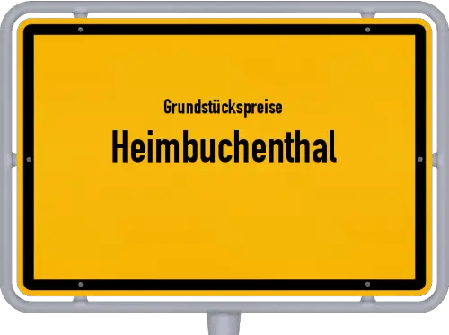 Grundstückspreise Heimbuchenthal - Ortsschild von Heimbuchenthal