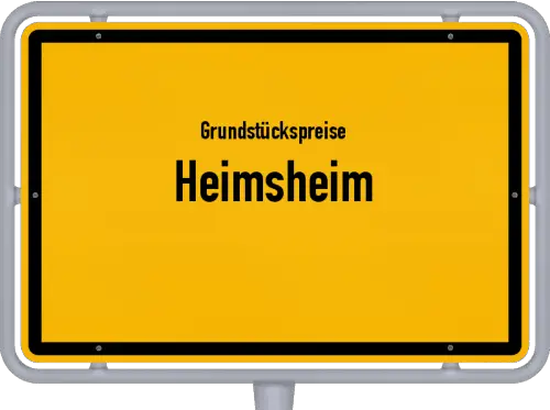 Grundstückspreise Heimsheim - Ortsschild von Heimsheim