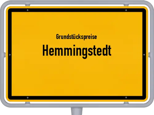 Grundstückspreise Hemmingstedt - Ortsschild von Hemmingstedt